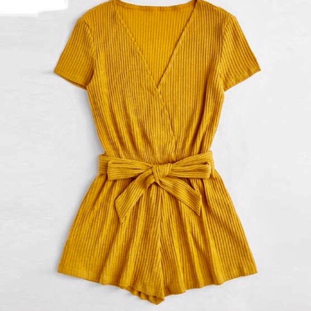 Ribbed Romper